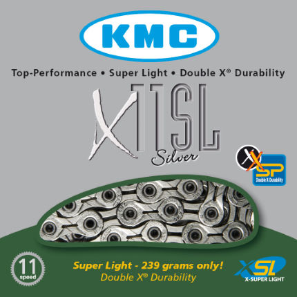 Chaine KMC 11v x11-sl super light