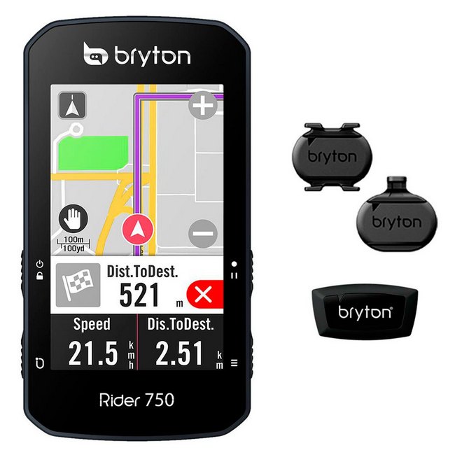 GPS BRYTON Rider 750 T cardio cadence vitesse